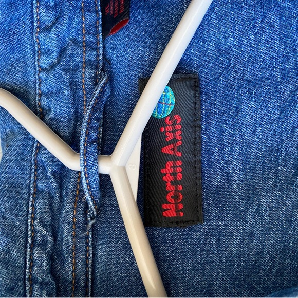 VINTAGE North axis denim button up shirt - Picture 3 of 6